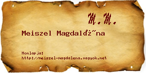 Meiszel Magdaléna névjegykártya